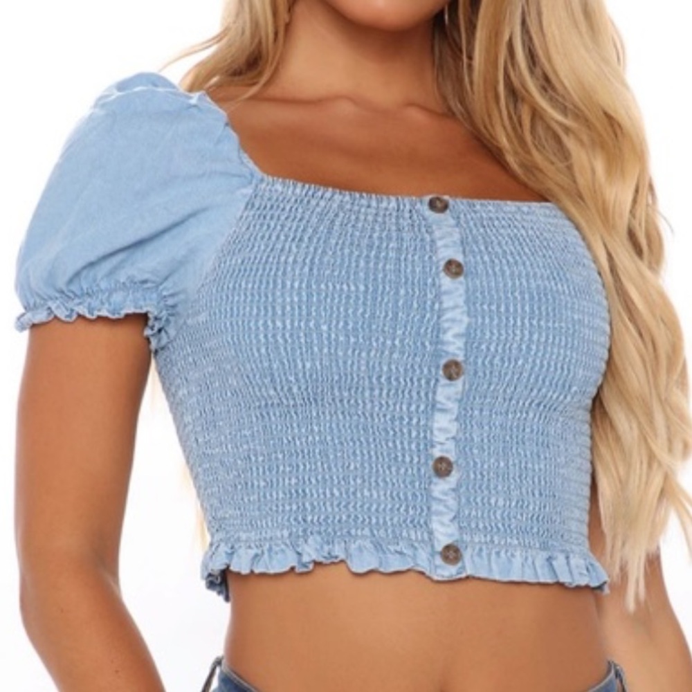 Love Tree top blue size M